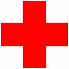 Red Cross 4"x 4" Decal