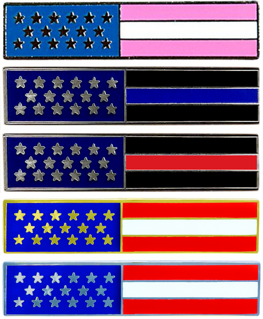 US Flag Bar Lapel Pin