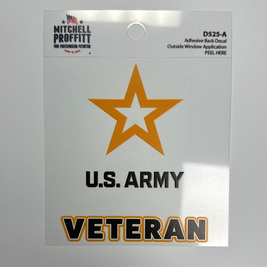 U.S. Army Veteran *NEW LOGO* Decal
