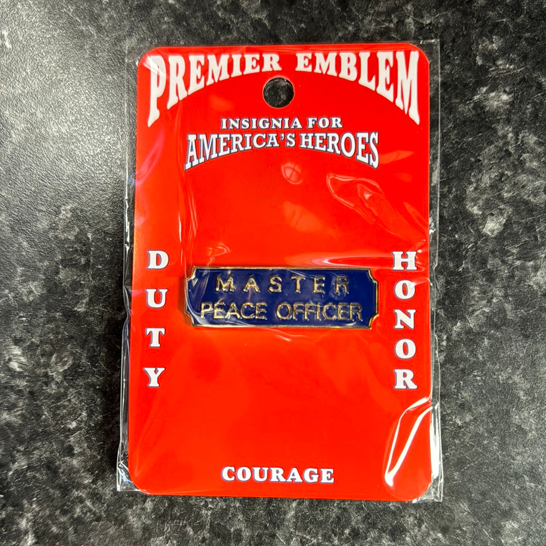 Master Peace Officer Award Bar
