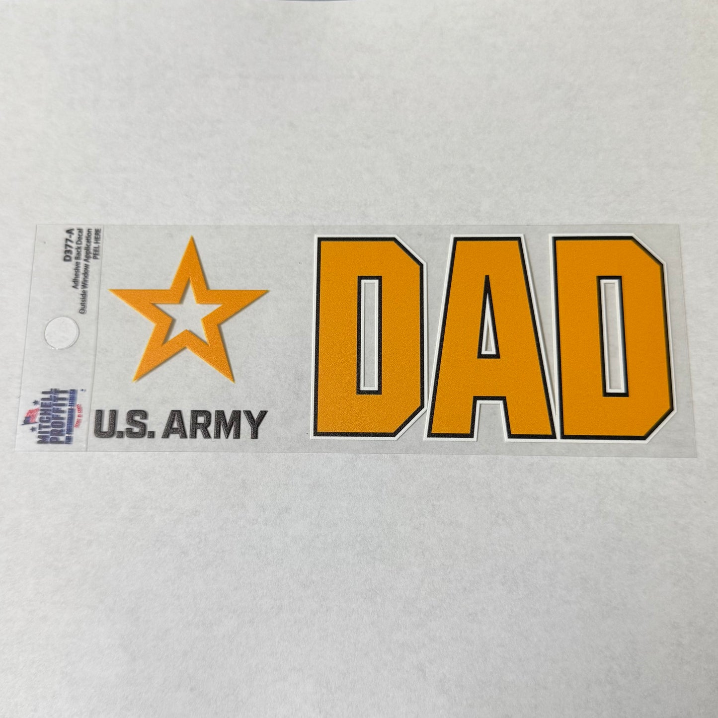 Army Star DAD Decal