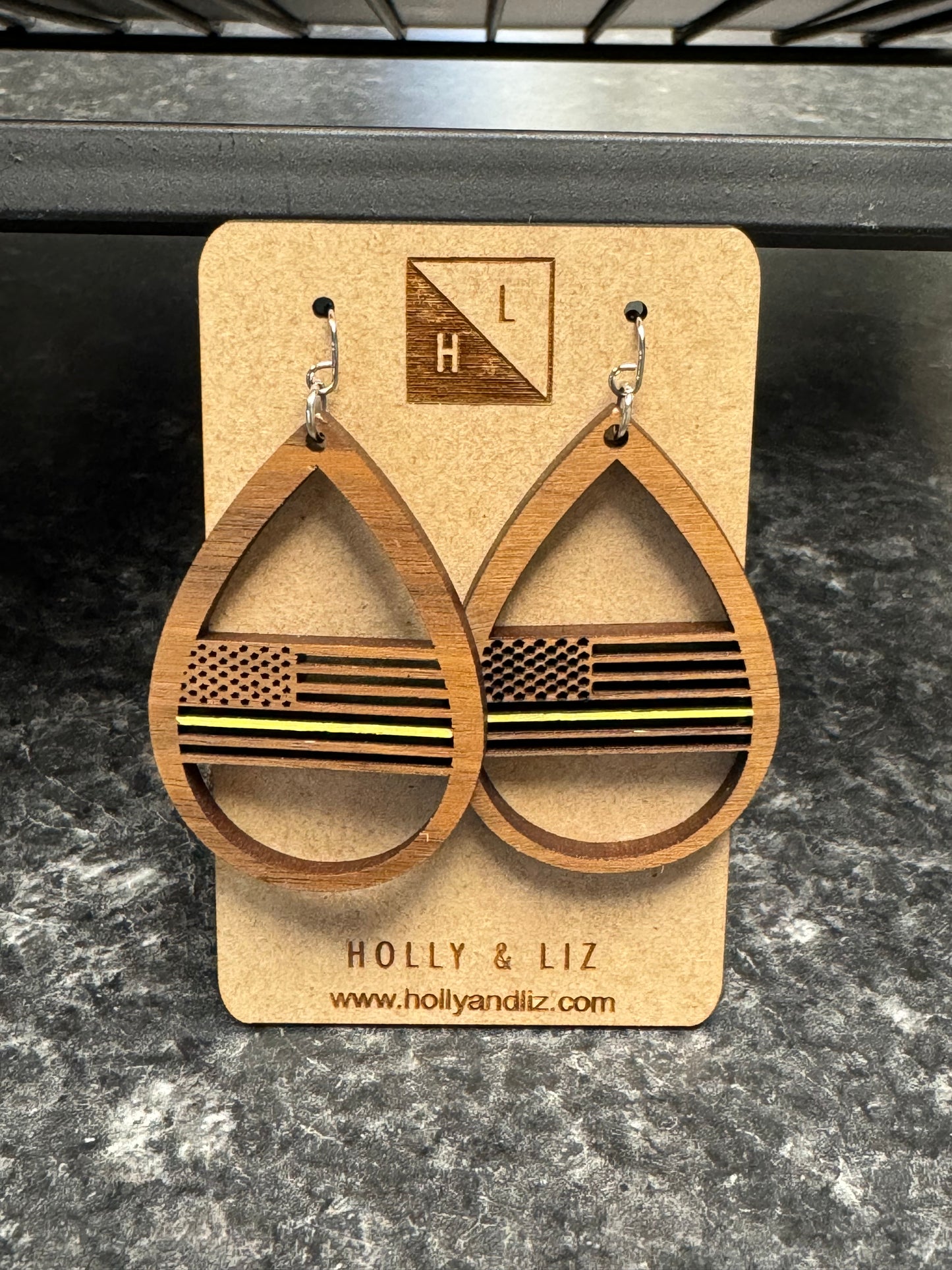 First Responder Mini Drop Earrings