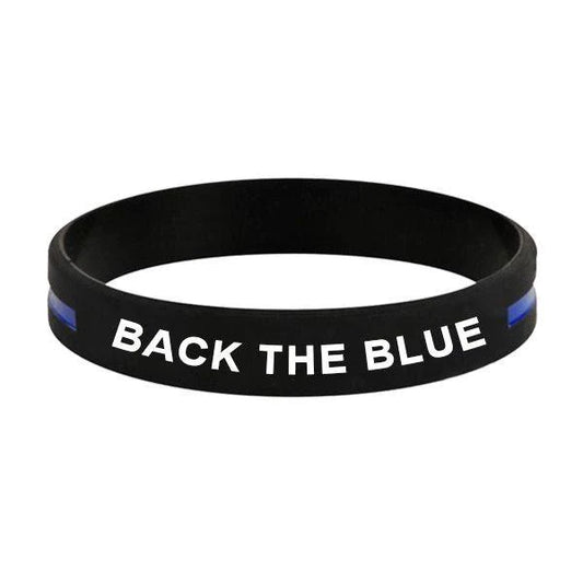 "Back the Blue" TBL Silicone Bracelet