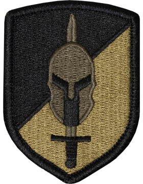 142nd Military Police Brigade Scorpion Patch with Fastener