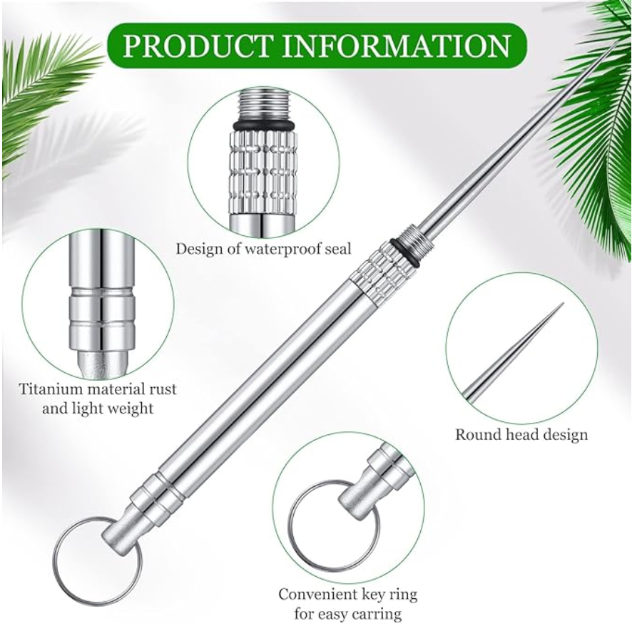 Self Defense Toothpick - Silver