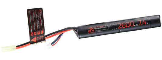 7.4v 2600mAh Li-Ion Stick Battery