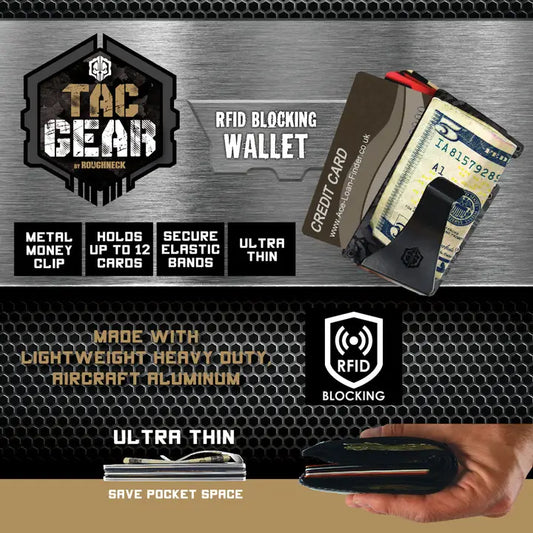 TacGear RFID Blocker Metal Wallet
