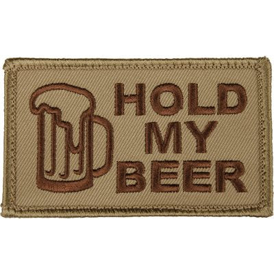 Hold My Beer velcro patch