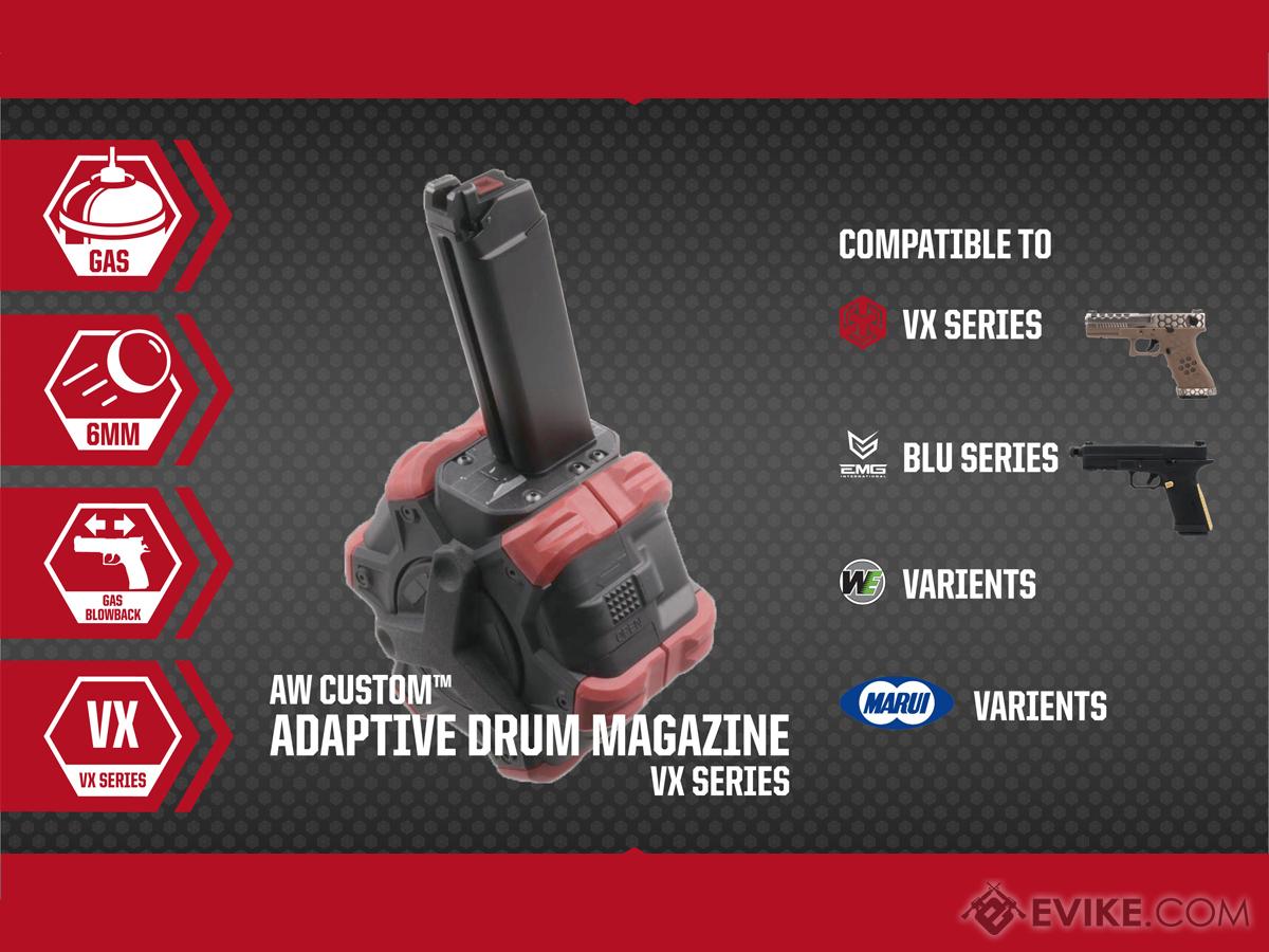 AW Drum Magazine for EF Glock (Black)