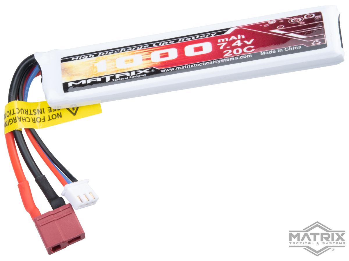 7.4v 1000mAh 20C Stick Battery