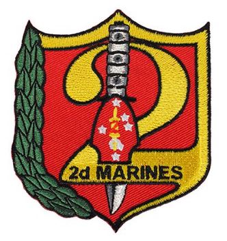 USMC 2nd Marines Patch