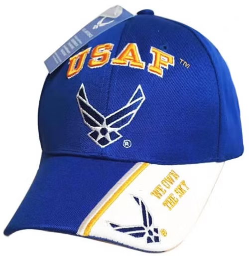 USAF We Own The Sky Blue & White Cap