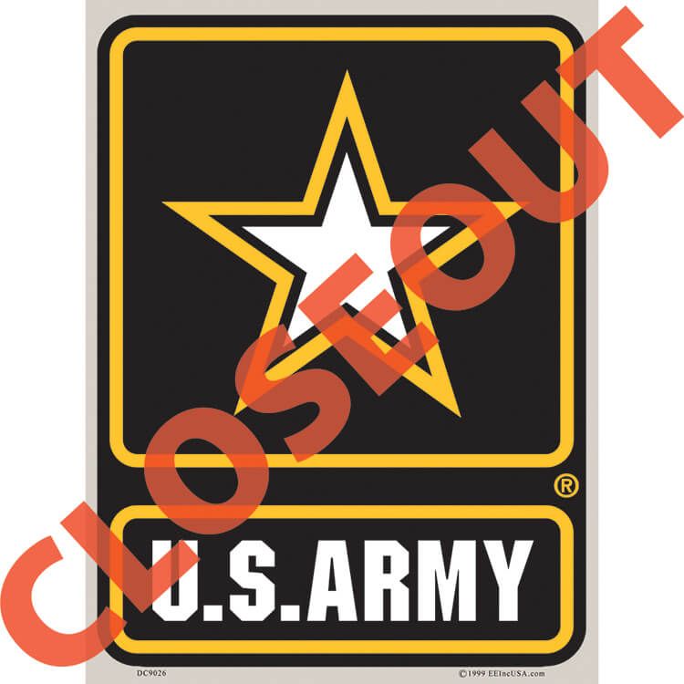 Army Logo Decal - 12"
