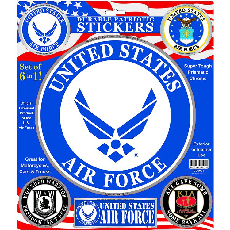 USAF Sticker Pack - 6pc