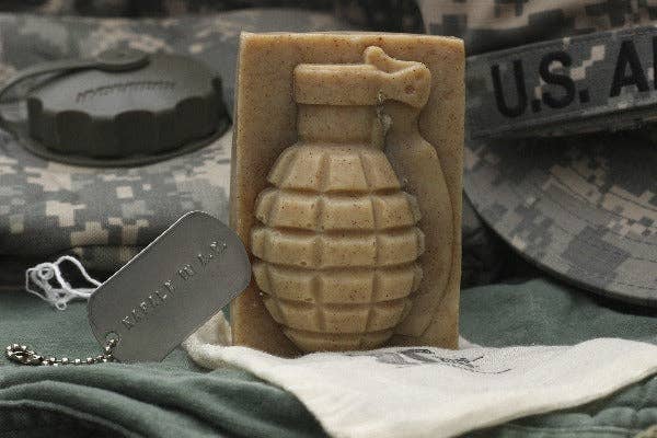 Napalm in AM Grenade Soap Bar