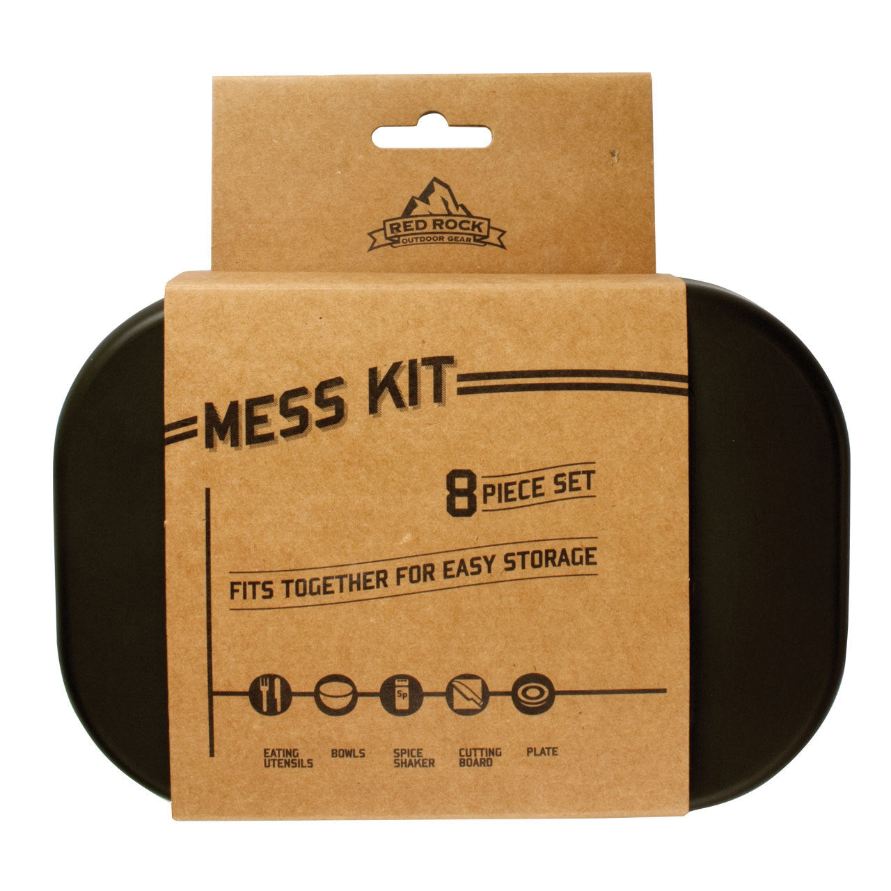 Red Rock 8 pc. Camp Mess Kit