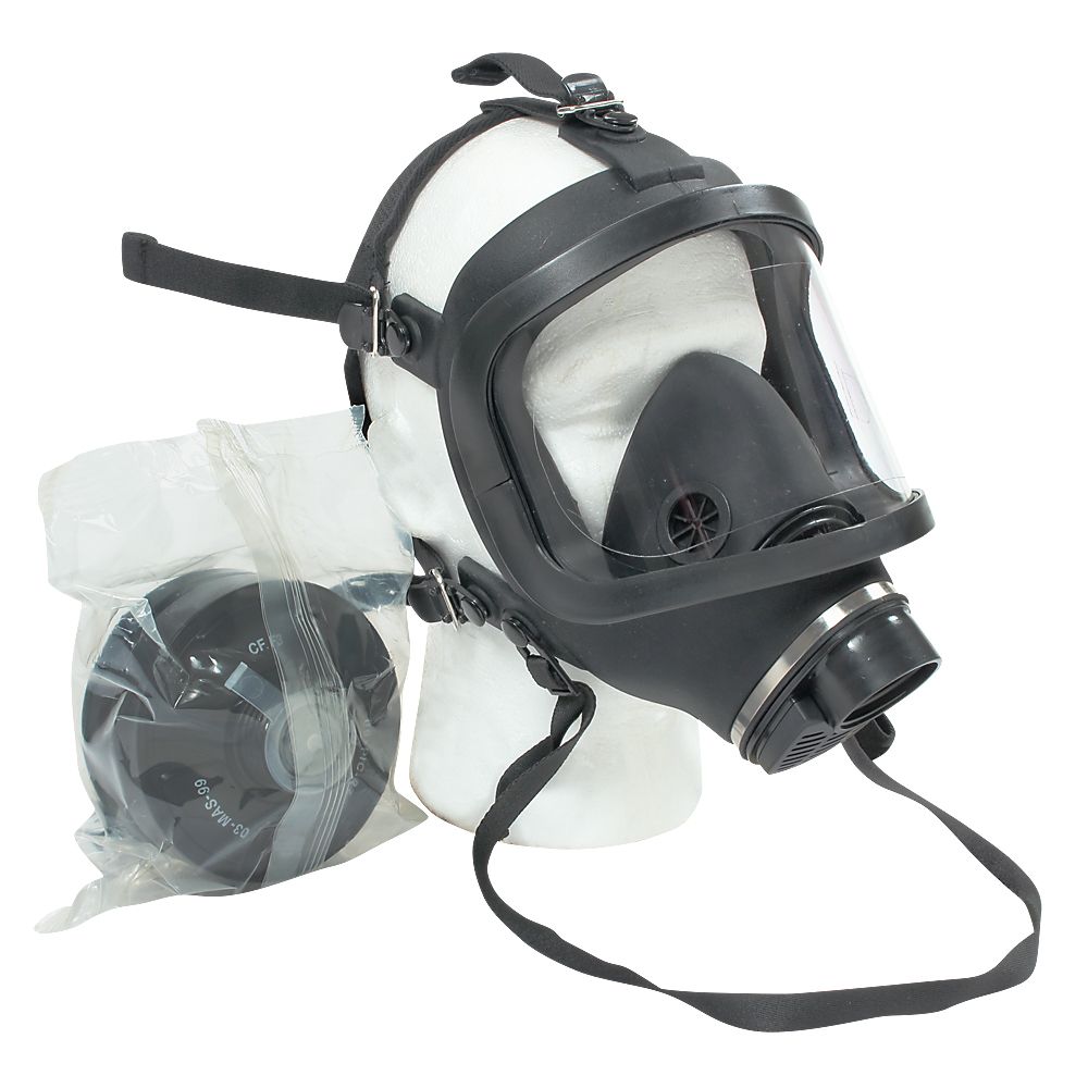 Full Lens Gas Mask w/Filter