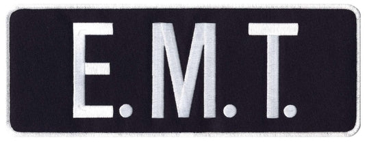 E.M.T. 11" x 4" Velcro Patch