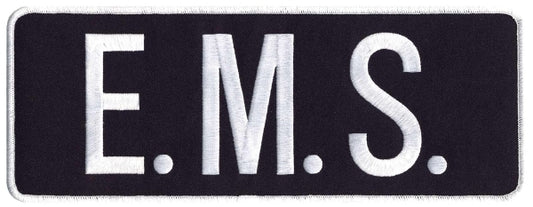 E.M.S. 11" x 4" Velcro Patch