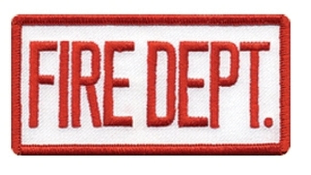 Fire Dept. Chest Patch w/Velcro