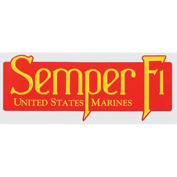 Semper Fi US Marines Decal
