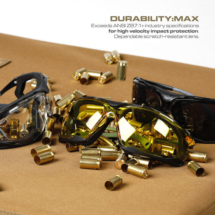 Optic Max Safety Glasses - Removable Frame