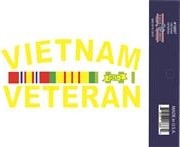 Vietnam Veteran Decal w Ribbons