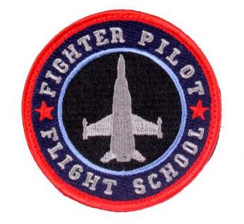Fighter Pilot Morale Velcro Patch