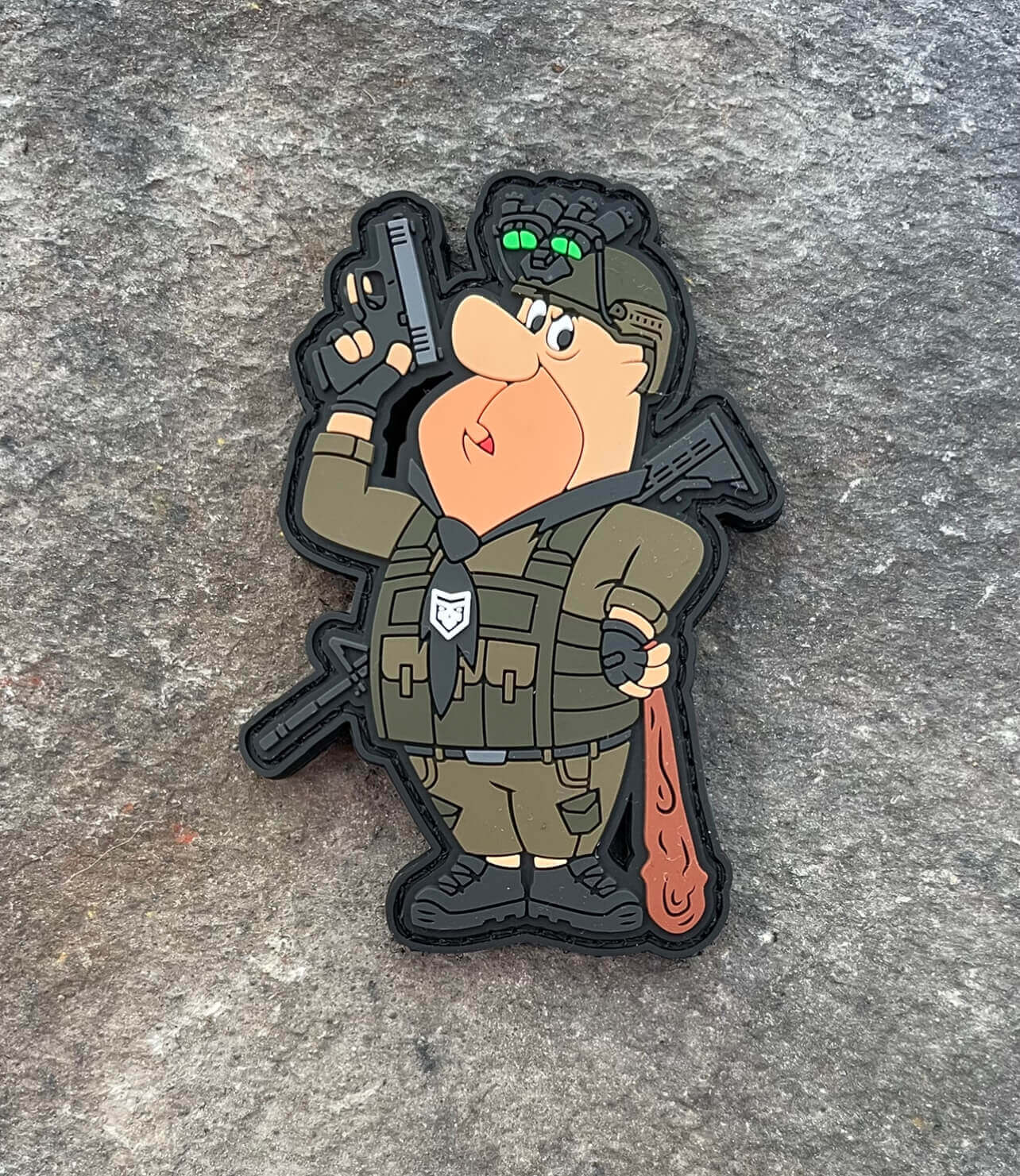 2A Flintstones: Tactical Fred PVC Patch