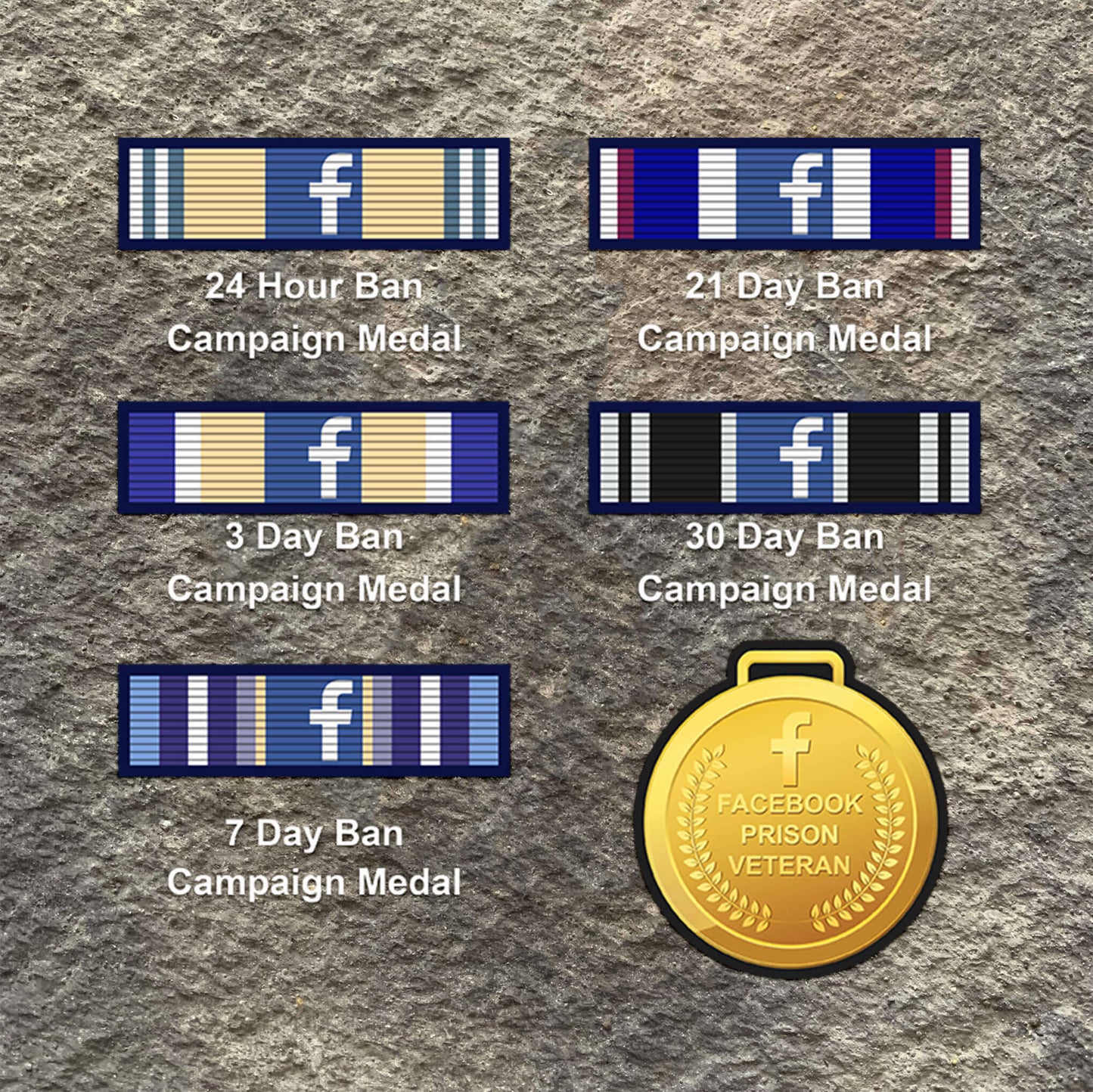 Facebook Warrior Decals