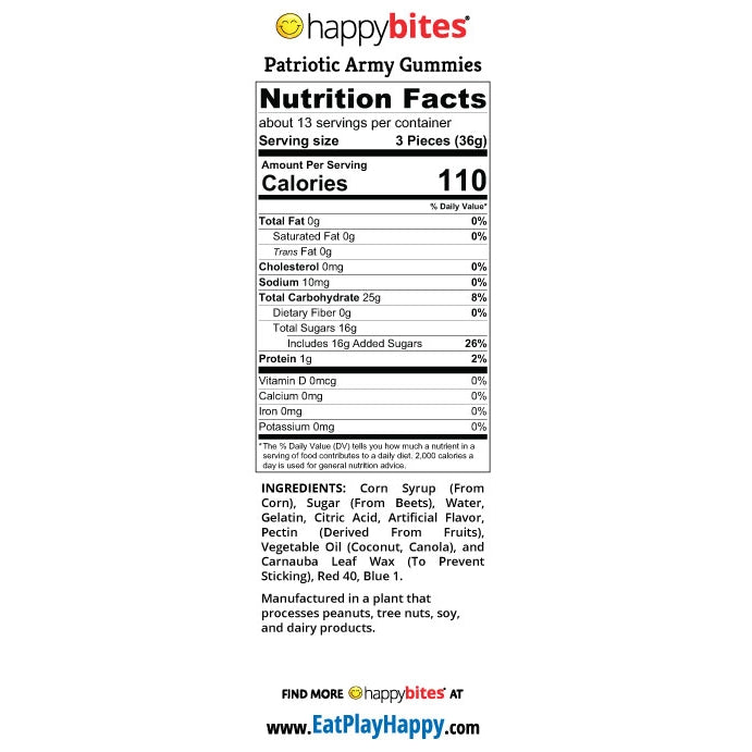 Patriotic Army Gummies