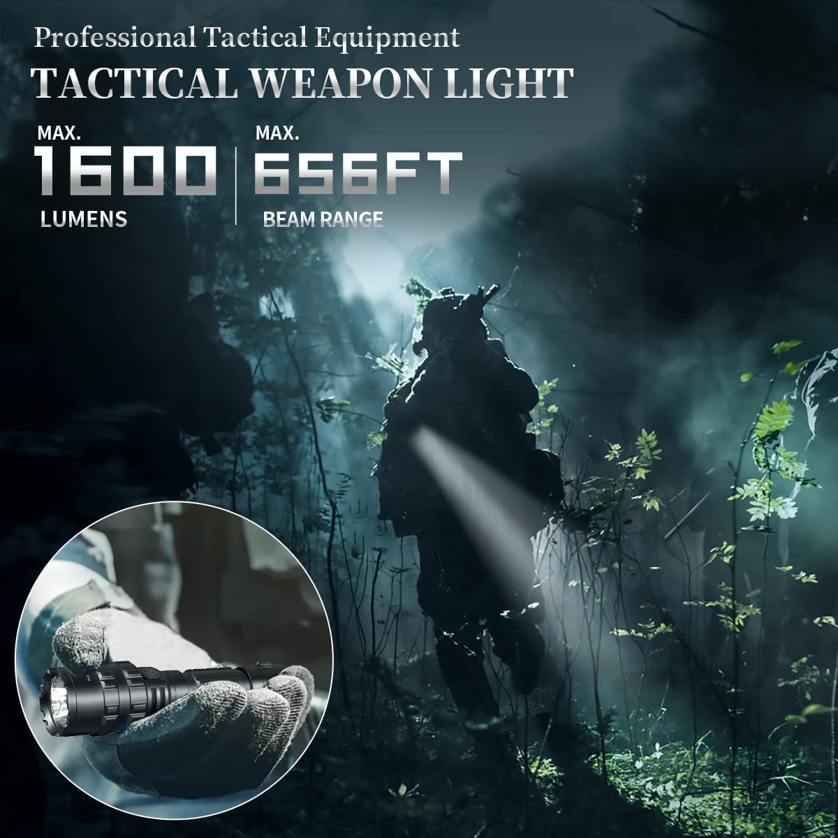 LED Tactical Flashlight