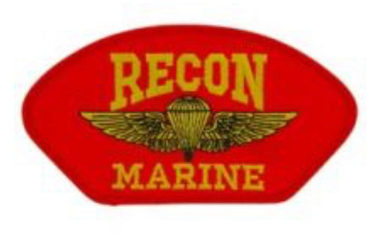 Marine Recon Hat Patch - Red