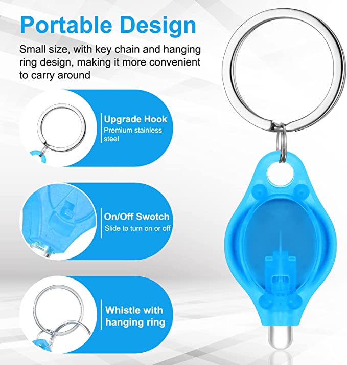 LED & Whistle Keychain