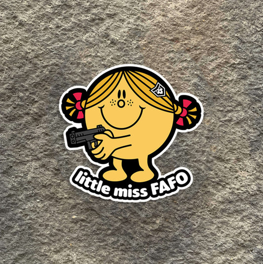 Little Miss FAFO Decal