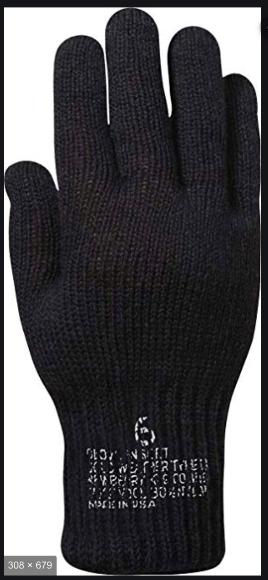 Wool Cold Weather Glove Insert Type II
