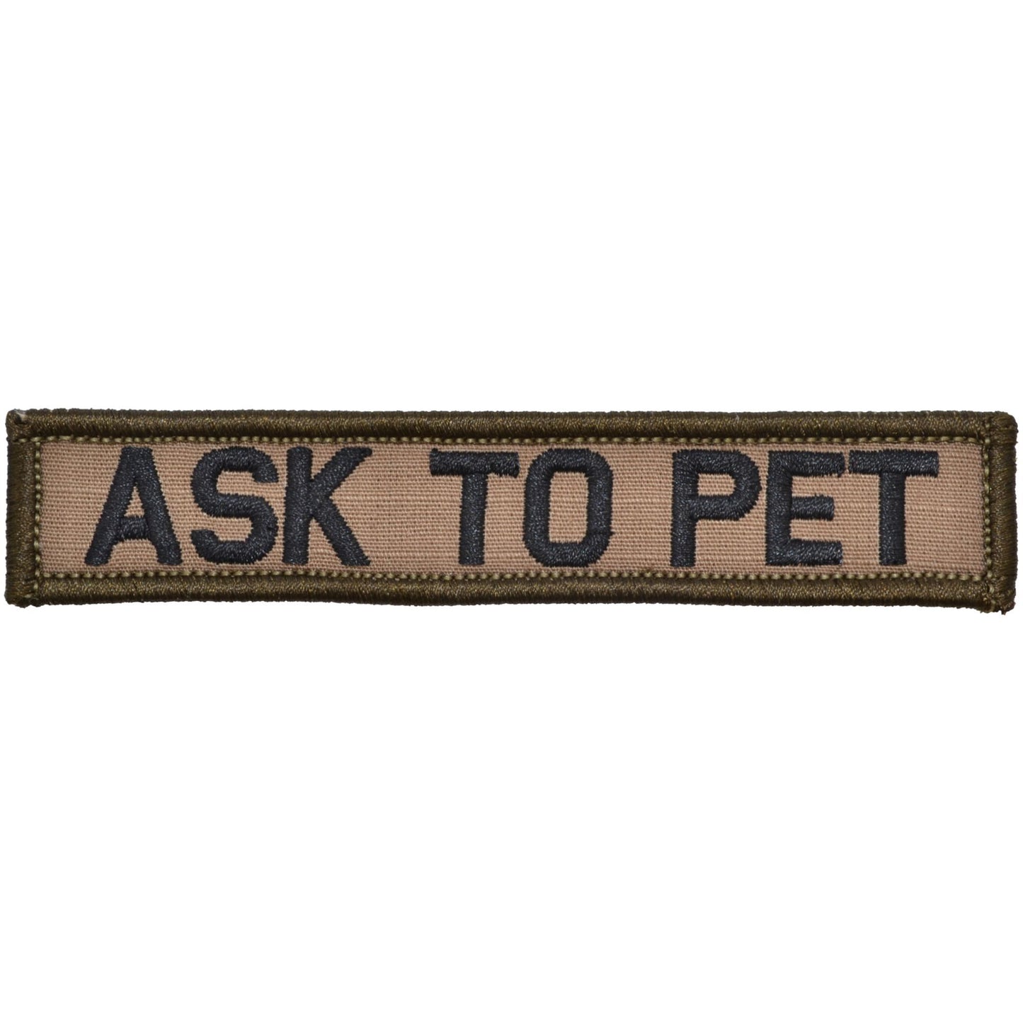 "Ask To Pet" Velcro Patch