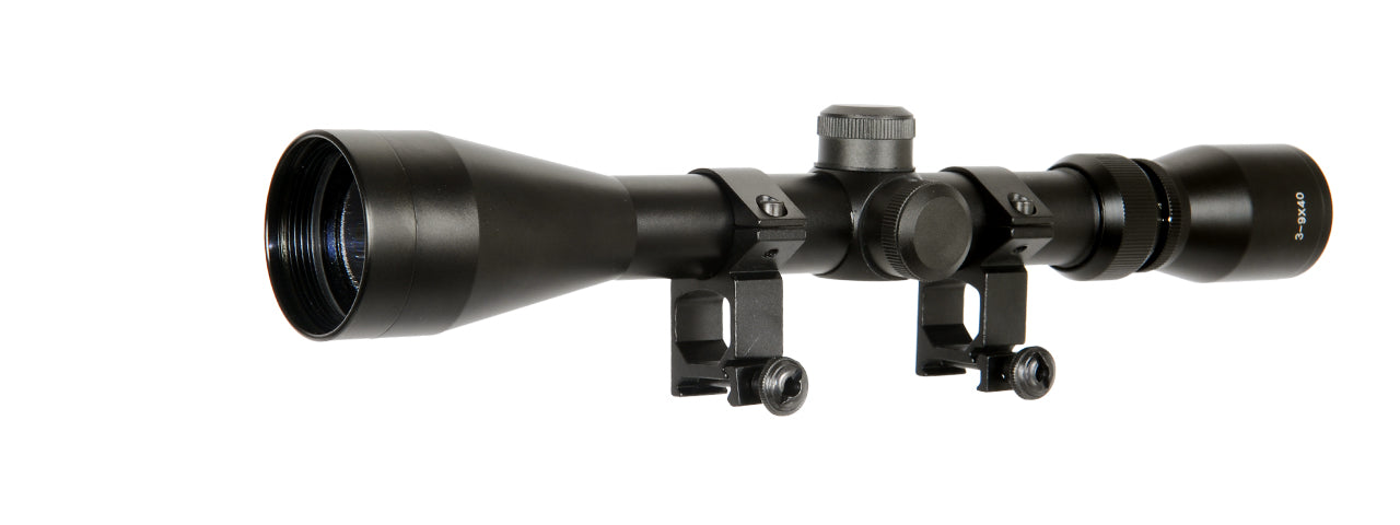 Lancer Tactical 3X - 9X Rifle Scope