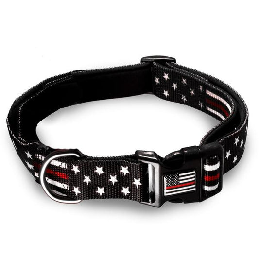 Thin Red Line Stars & Stripes Dog Collar