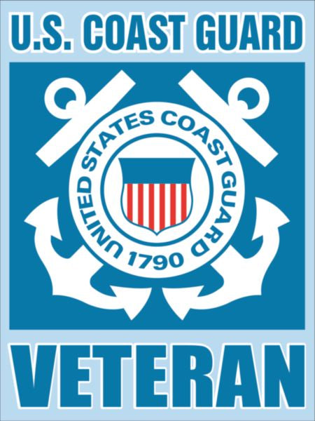 Coast Guard Veteran Decal