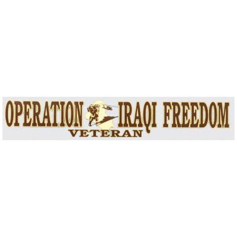 Operation Iraqi Freedom Veteran Window Strip