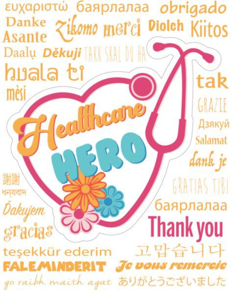 Healthcare Hero Decal