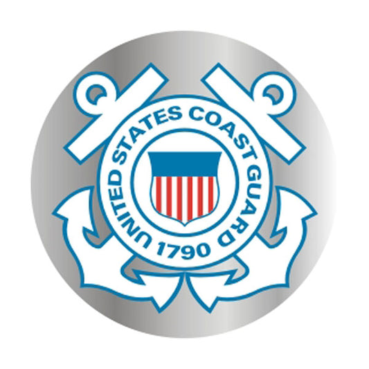 Coast Guard Chrome Decal