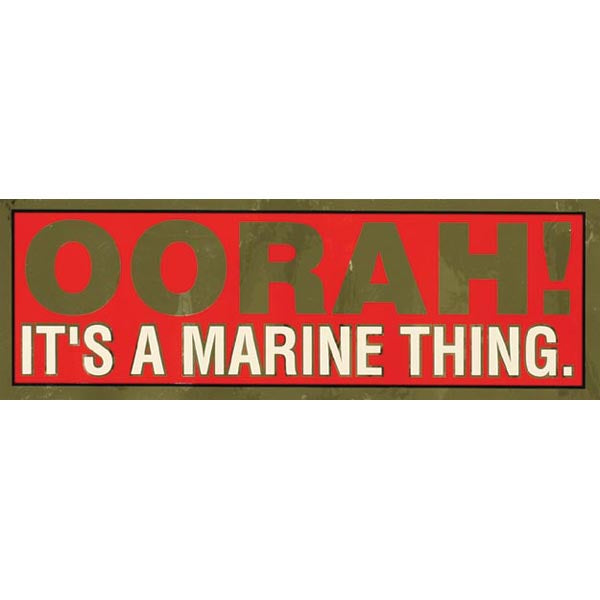 OORAH Metallic Bumper Sticker