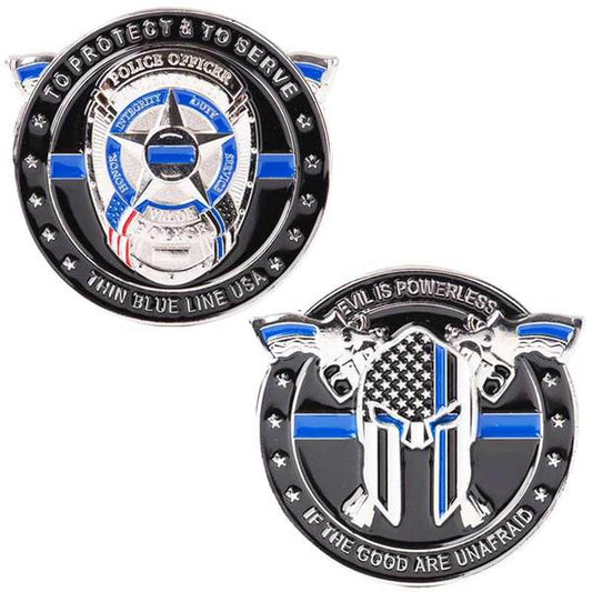 "Evil is Powerless" TBL Challenge Coin