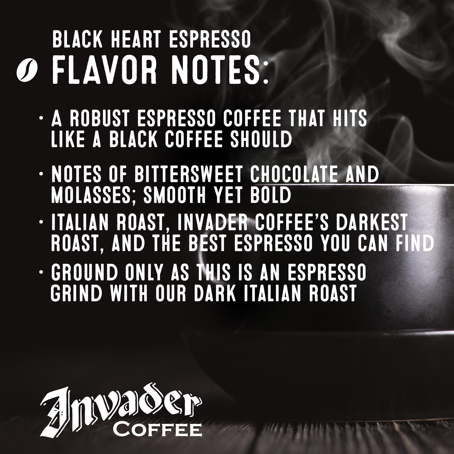 Invader Coffee- Black Heart Espresso