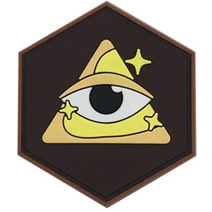 Triangle Eye PVC Hex Patch
