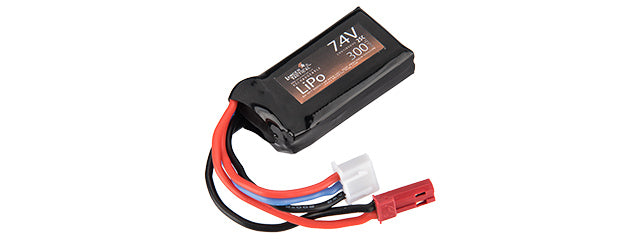 7.4v 300mAh Flat 25c Battery