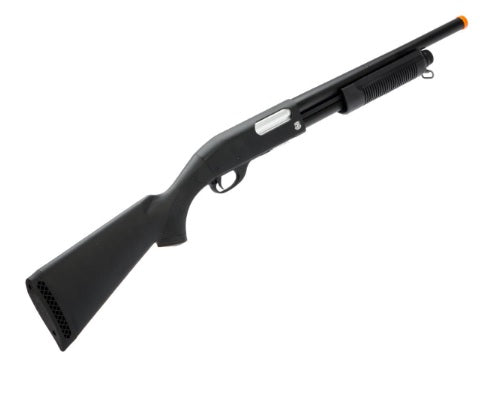 S&T M870 Type Full Metal Airsoft Training Shotgun (Version: Standard / Black / Polymer Stock)