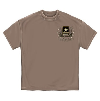 Army Star 4 star 2 Flag T-Shirt